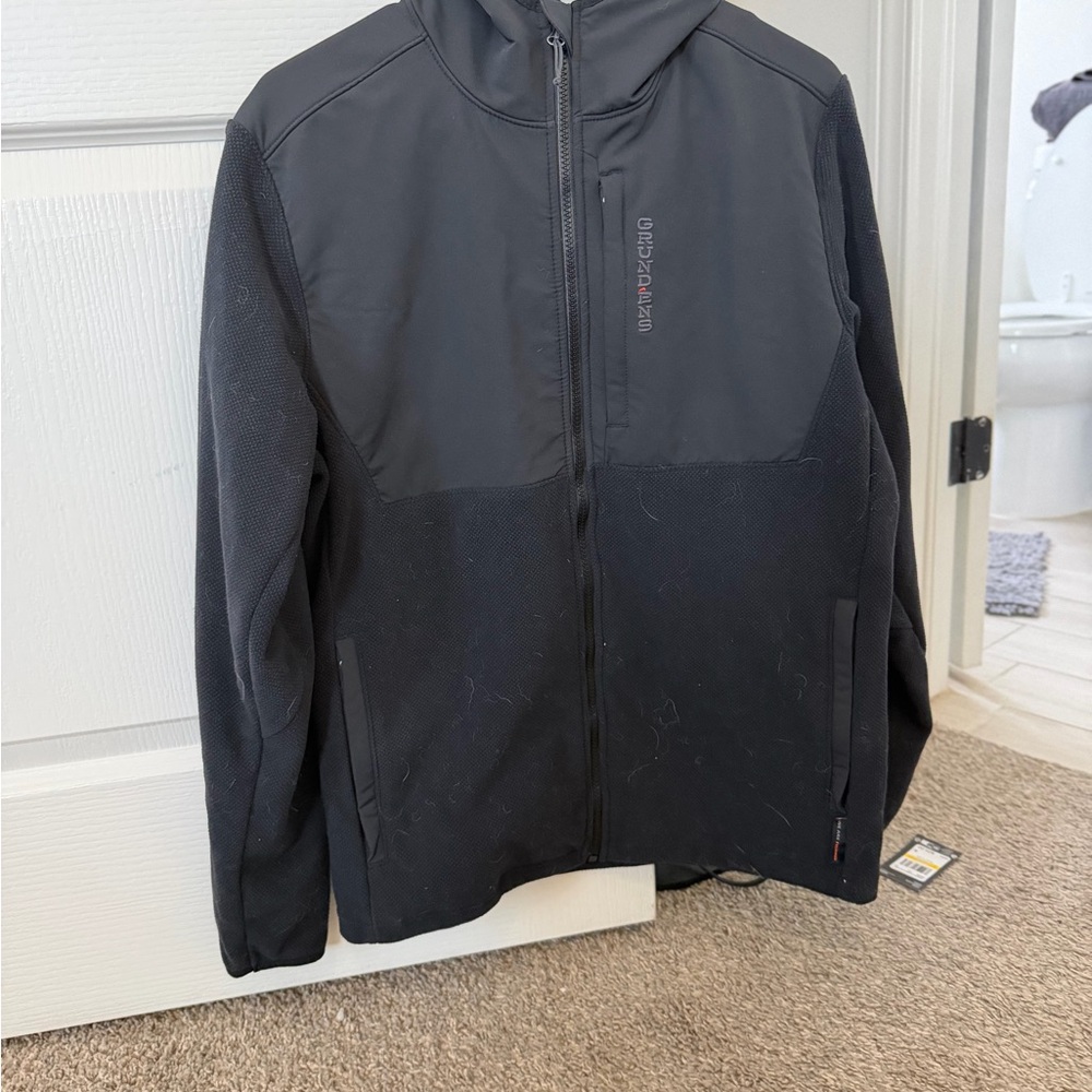 Men's Black Performance Jacket by [Brand]